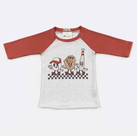 Baseball Buddies Raglan By Clover Cottage