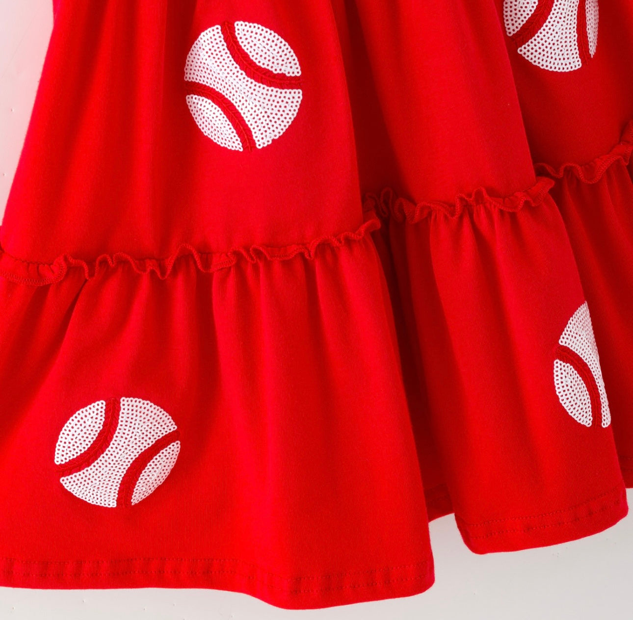 Baseball Sequin Dress By Clover Cottage
