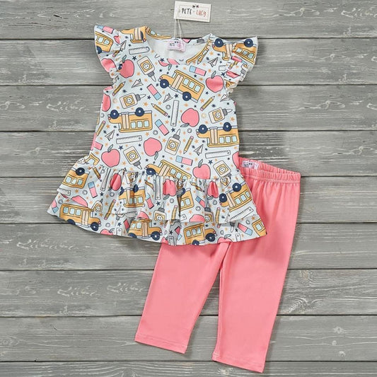 Pre-Order School Days Capri Set by Pete + Lucy