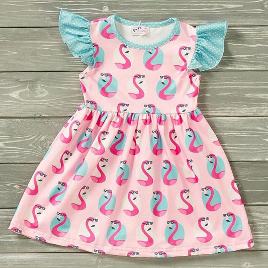 Cool Flamingo Dress by Pete + Lucy