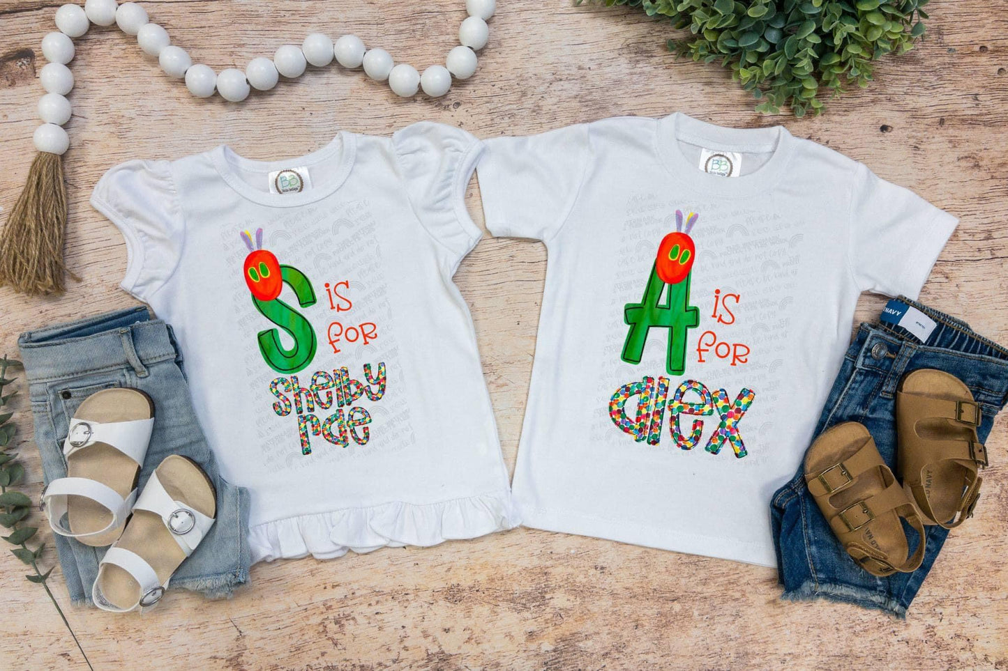 Personalized Hungry Caterpillar Tee