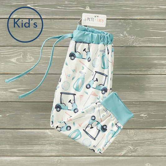 Hole In One Kids Lounge Pants By Pete + Lucy