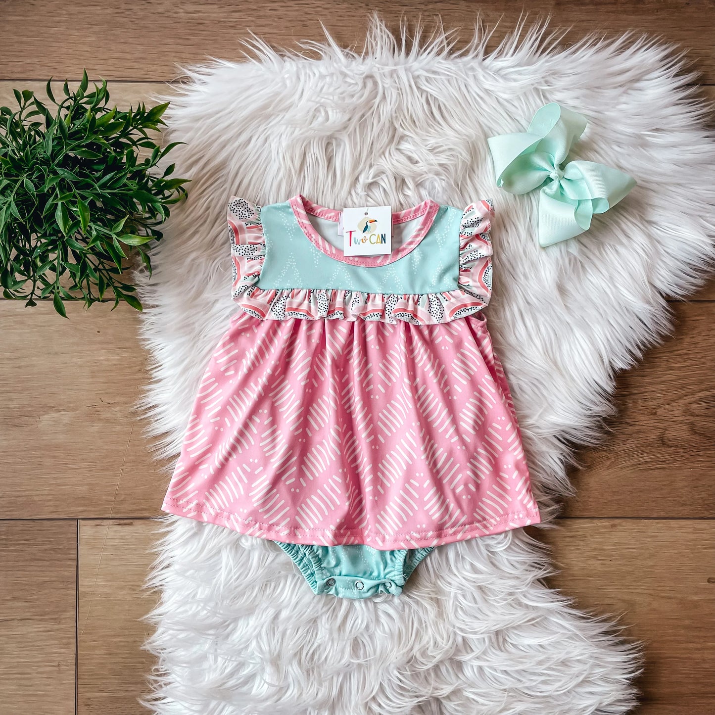 Pre-Order Pink Boho Infant Onesie by TwoCan