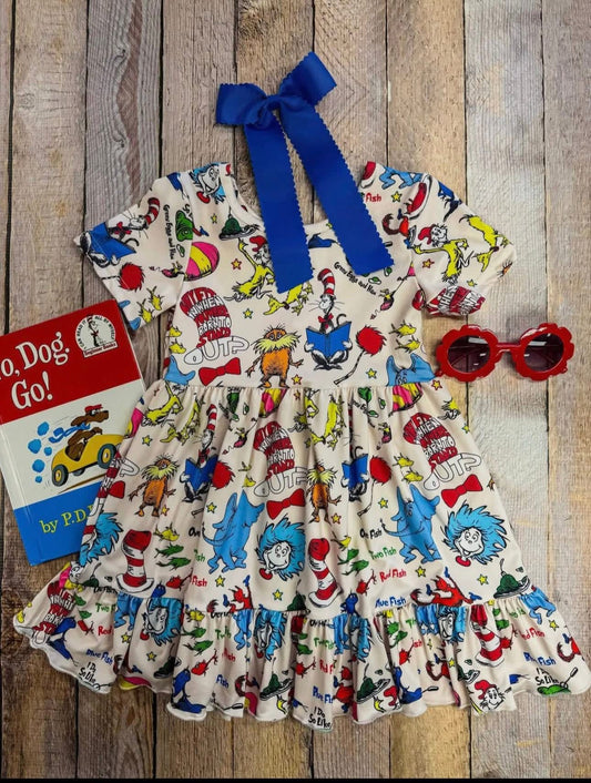 Seuss On The Loose Twirl Dress