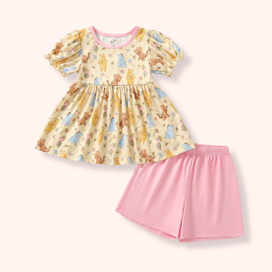 Pre-Order HunnyBees Short Set By Pete + Lucy