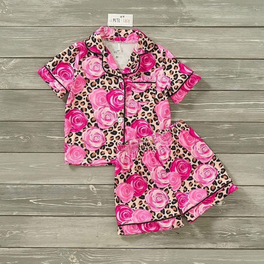 Wild Roses Lounge Set (Kids) By Pete + Lucy
