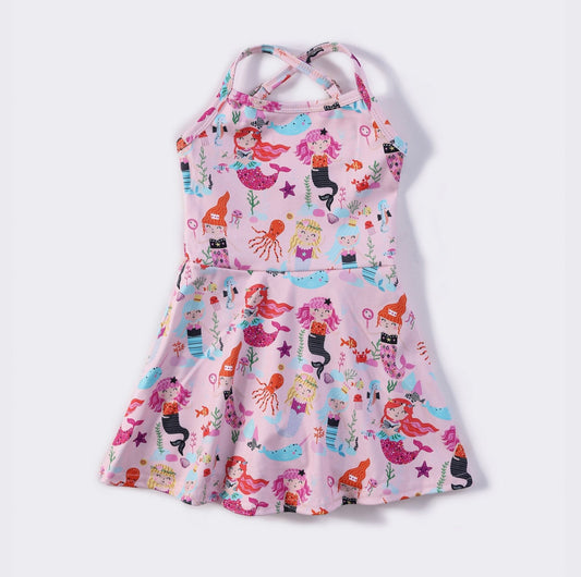 Mermaid Squad Athletic Dress By Clover Cottage