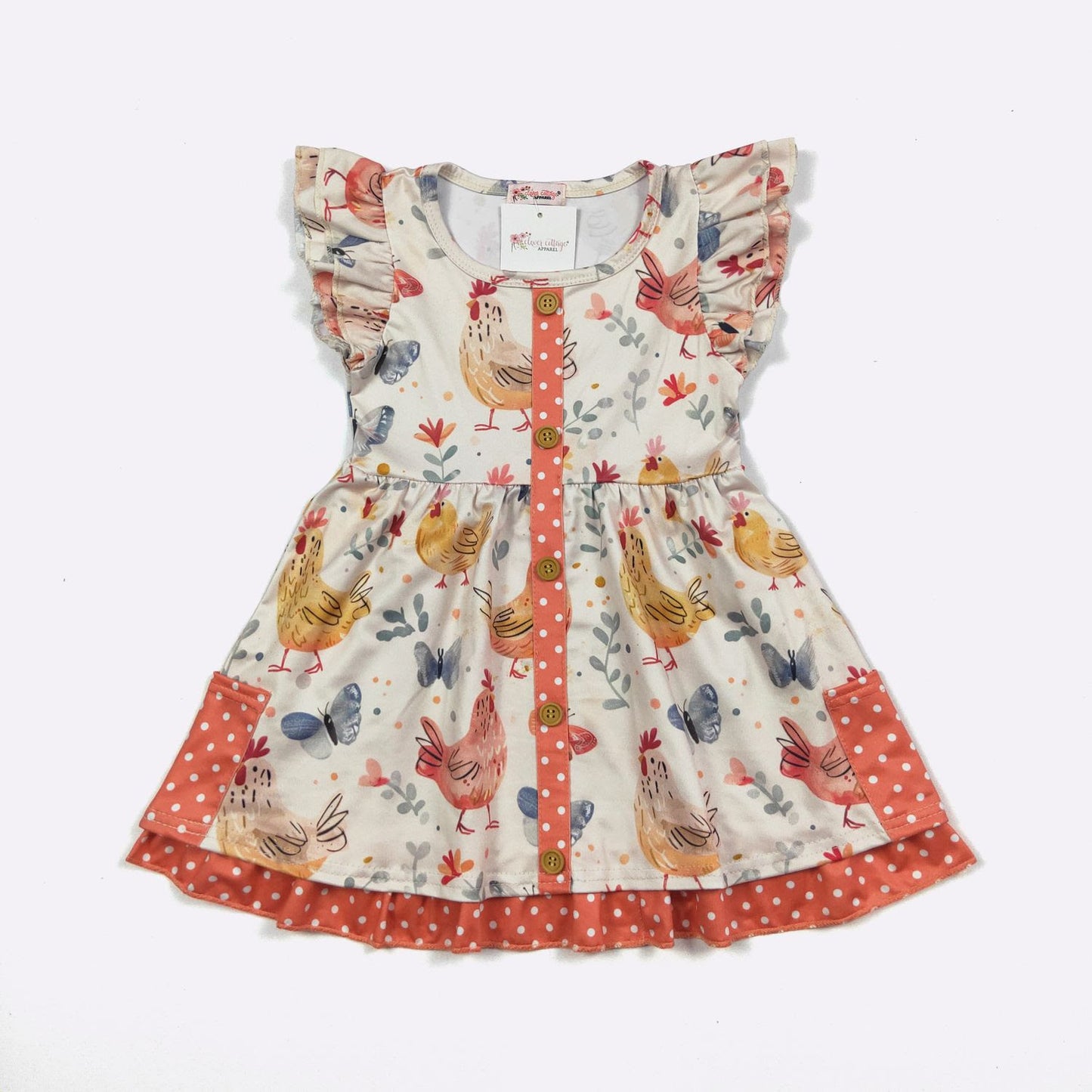Hen Petals Dress by Clover Cottage