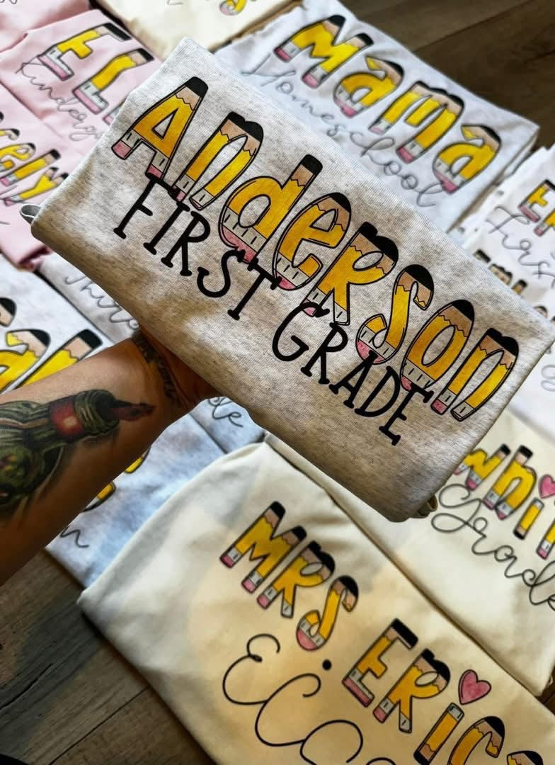 Pencil Tees (Youth)