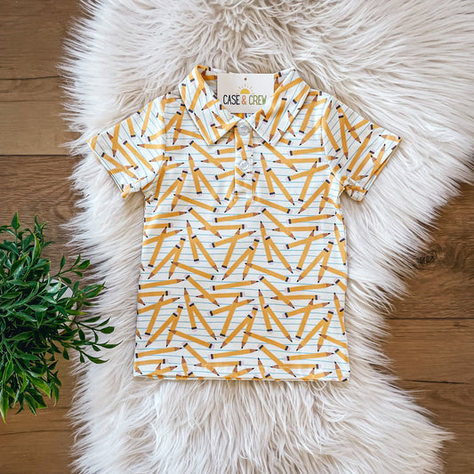 The Write Stuff Button Up By Case & Crew