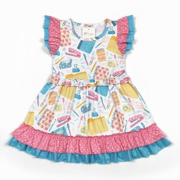 School Supplies Dress by Clover Cottage
