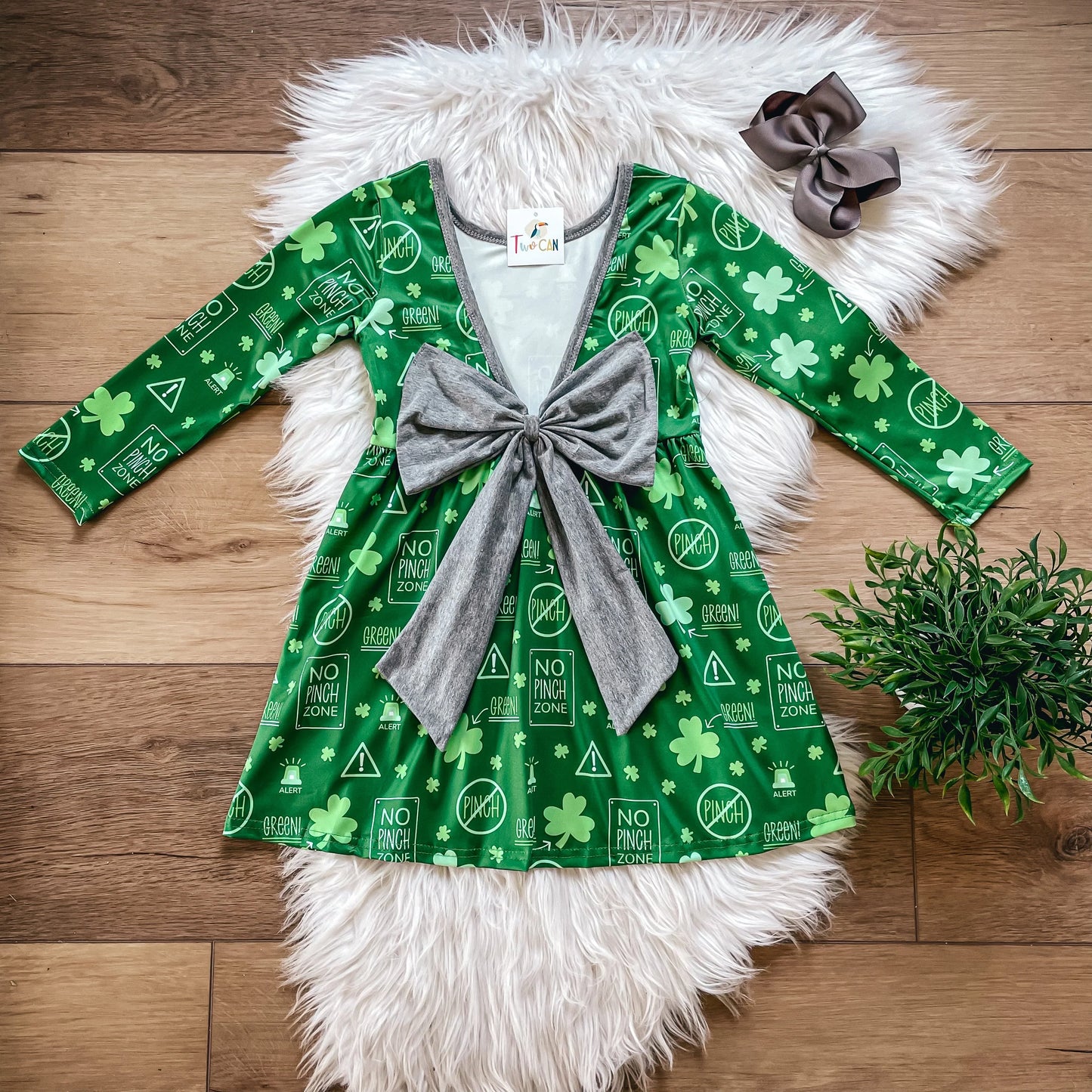 No Pinch Bow Back Dress by TwoCan