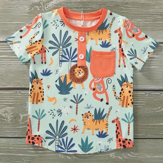 Pre-Order Jungle Journey Boys Tee By Pete + Lucy