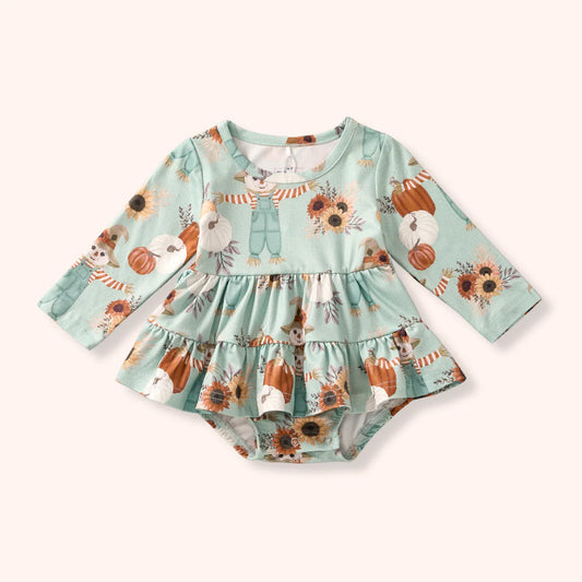 Scarecrow Cutie Infant Romper By Pete + Lucy