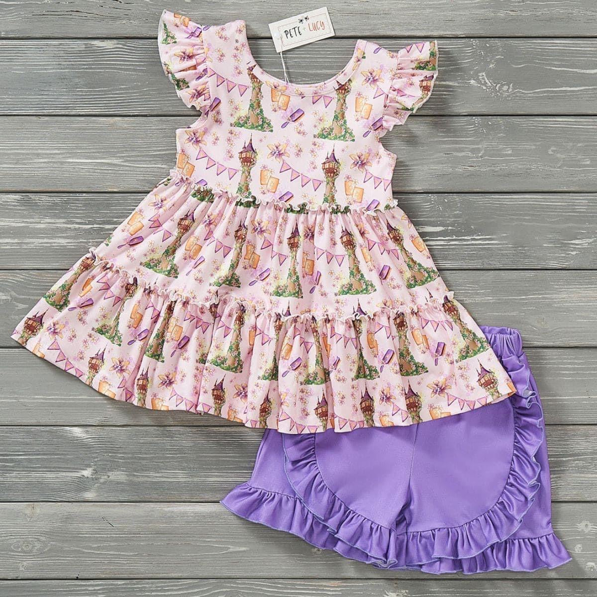 Pre-Order Let Your Hair Down Short Set by Pete + Lucy
