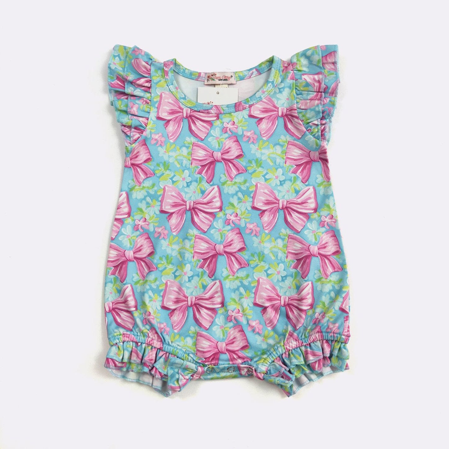 Paradise Coquette Infant Romper By Clover Cottage