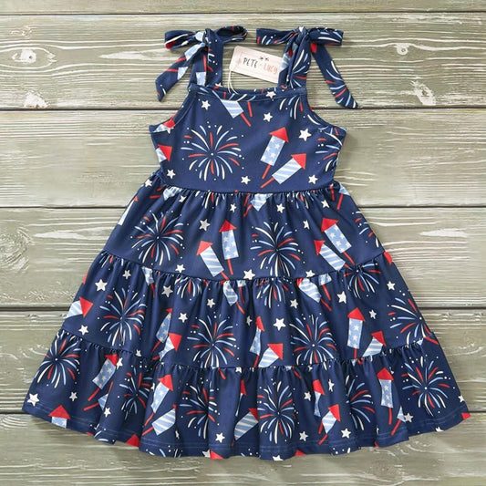 Pre-Order Firecracker Girls Dress By Pete + Lucy