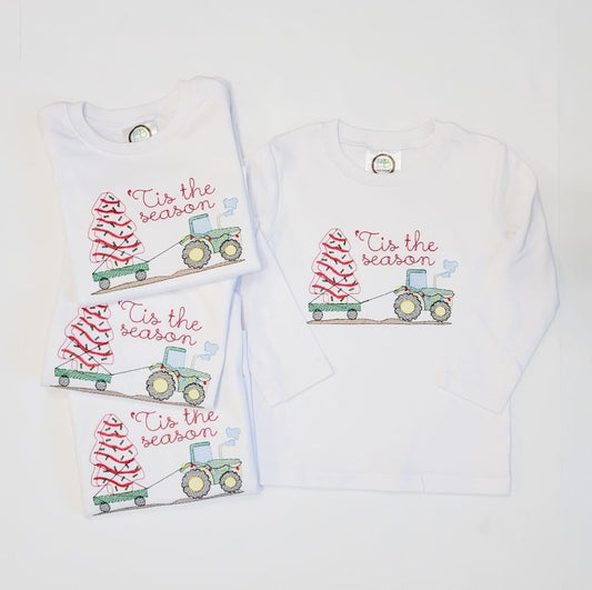 Tis’ The Season Embroidered Tee