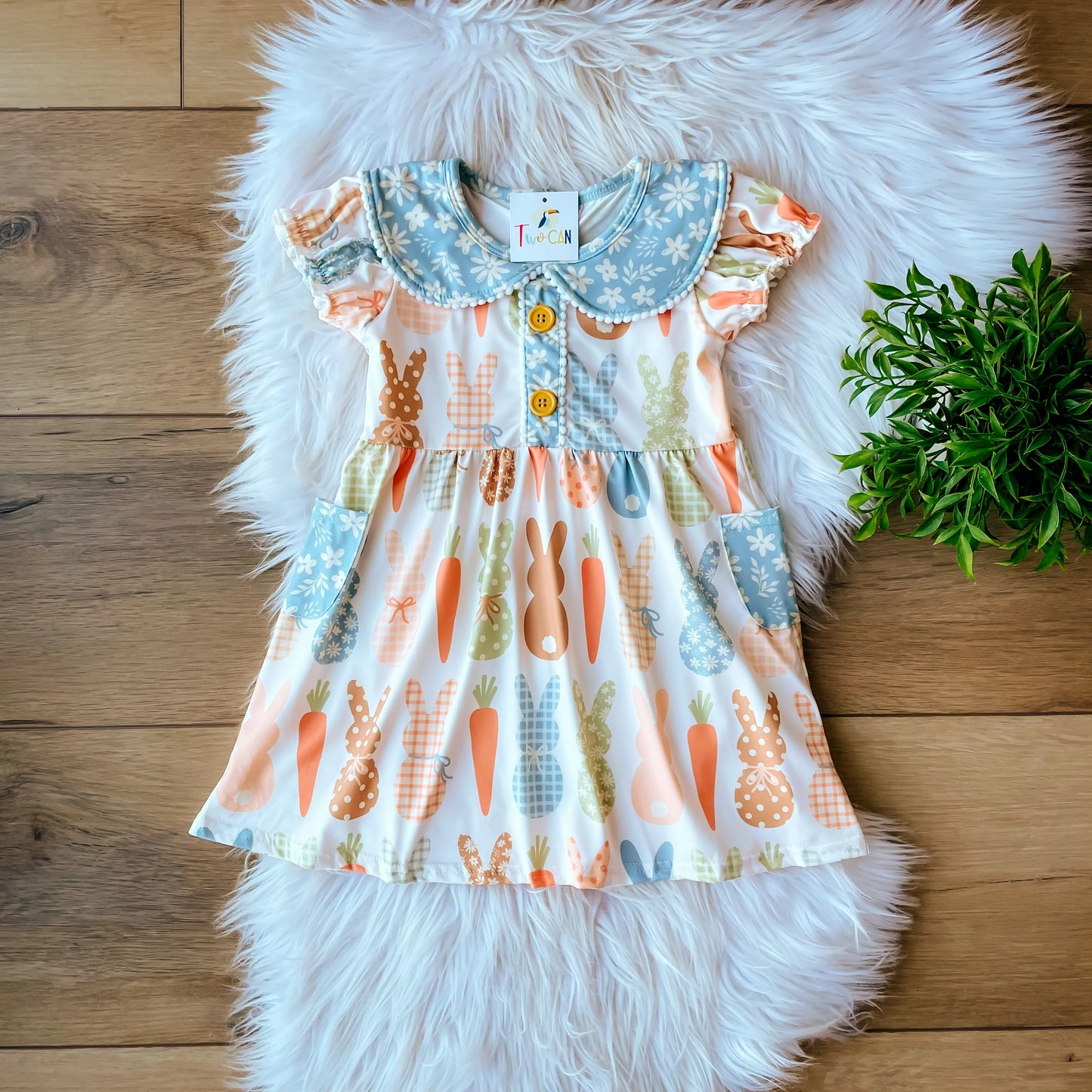 Country Bunnies Dress by TwoCan