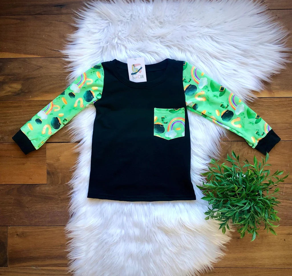 Lucky Irish Pocket Tee by TwoCan