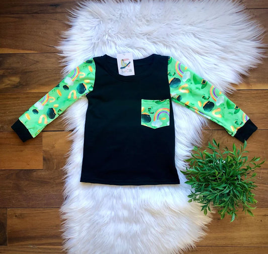Lucky Irish Pocket Tee by TwoCan