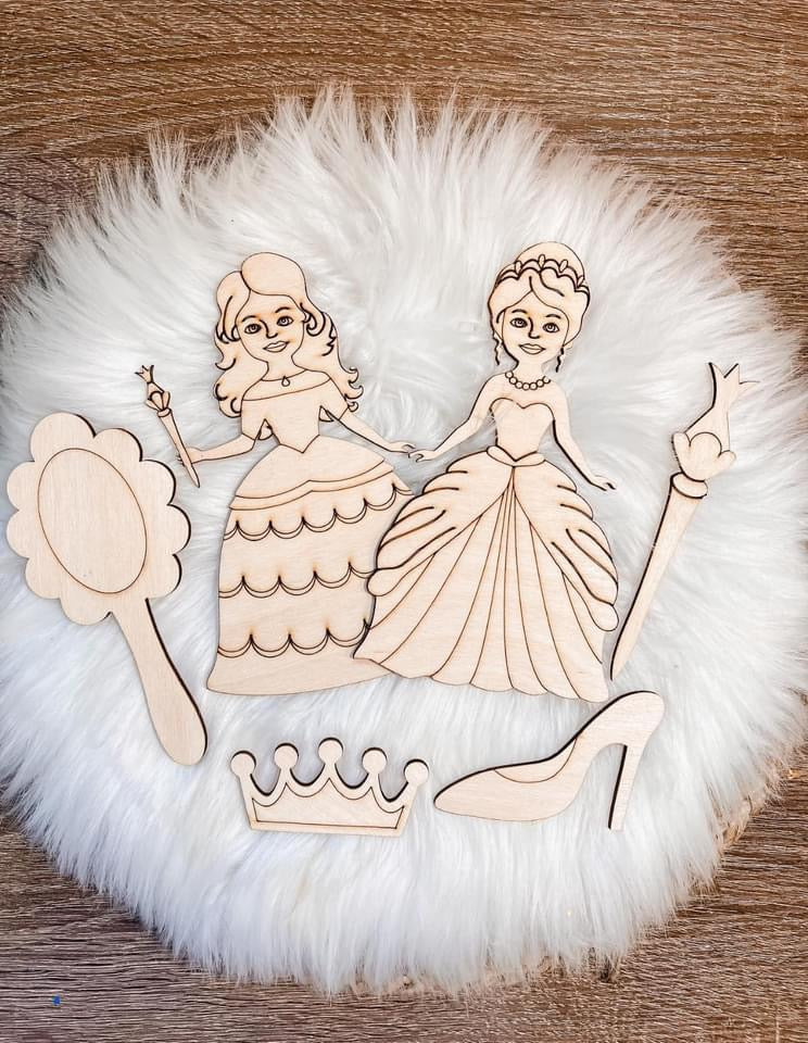 Princess Paint Pieces