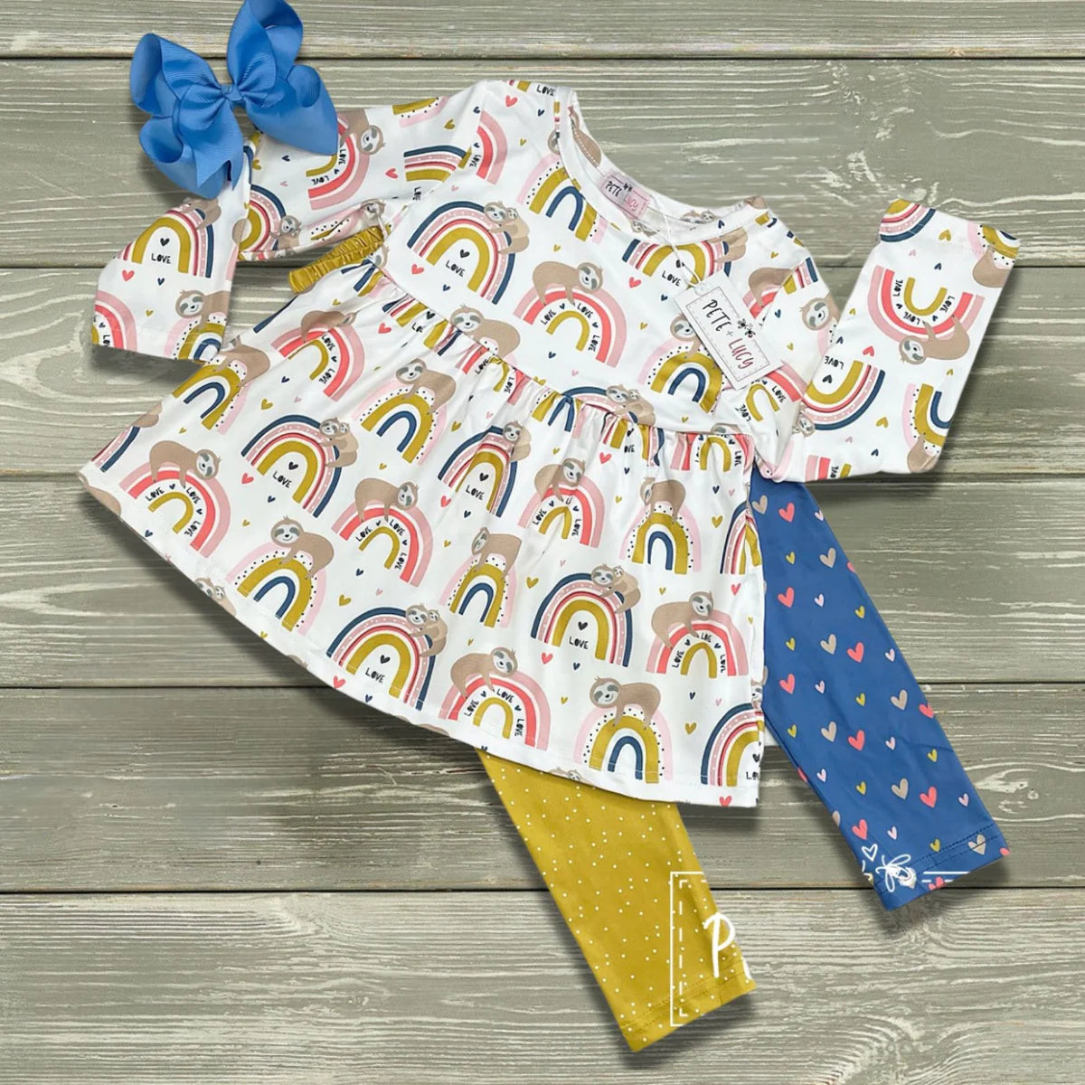 Sloth Life 2-Piece Set by Pete + Lucy