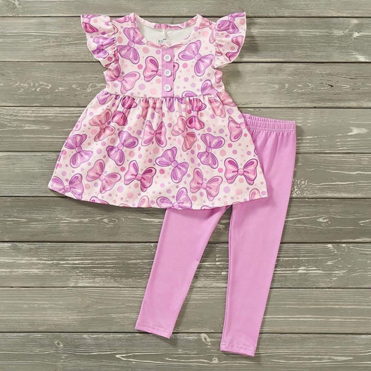 Bowtastic Pants Set By Pete + Lucy
