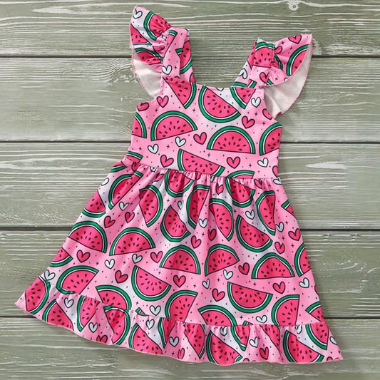 Lovely Watermelon Dress By Pete + Lucy