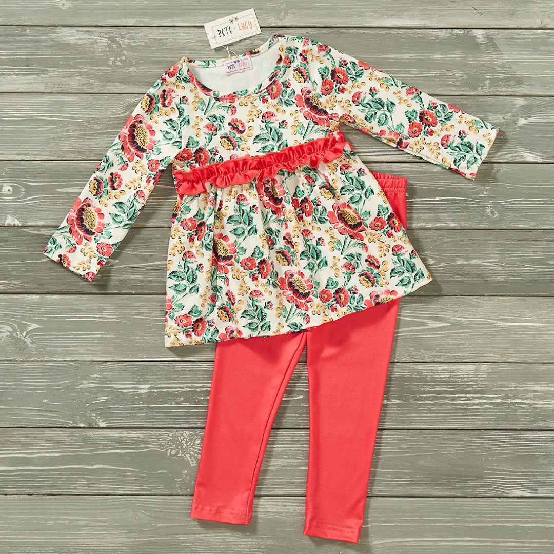 Harvest Bloom Pants Set by Pete + Lucy