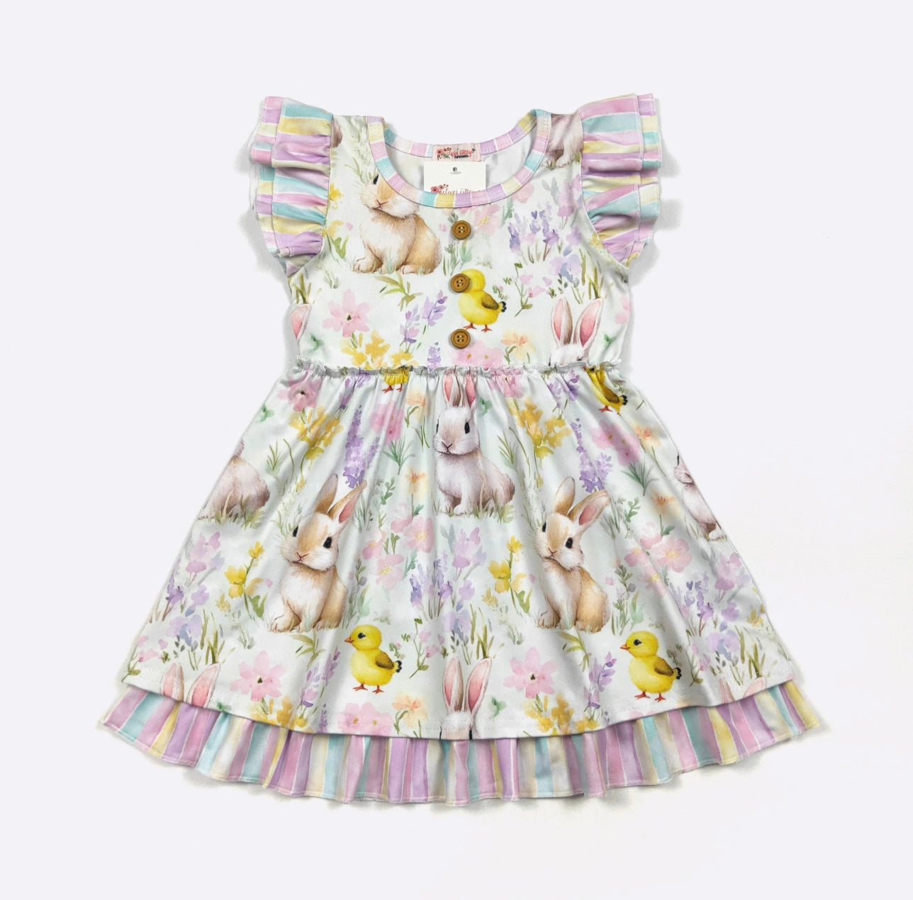 Chicklet & the Hare Dress By Clover Cottage
