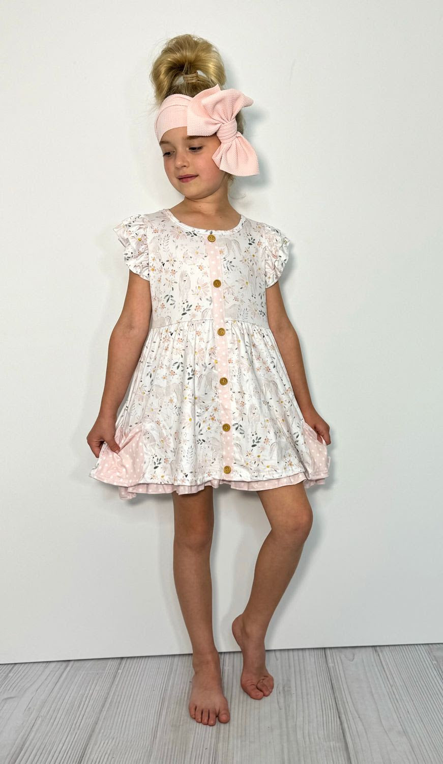 Horse Petal Dress By Clover Cottage
