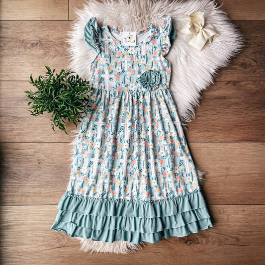 Teal Easter Crosses Dress by TwoCan