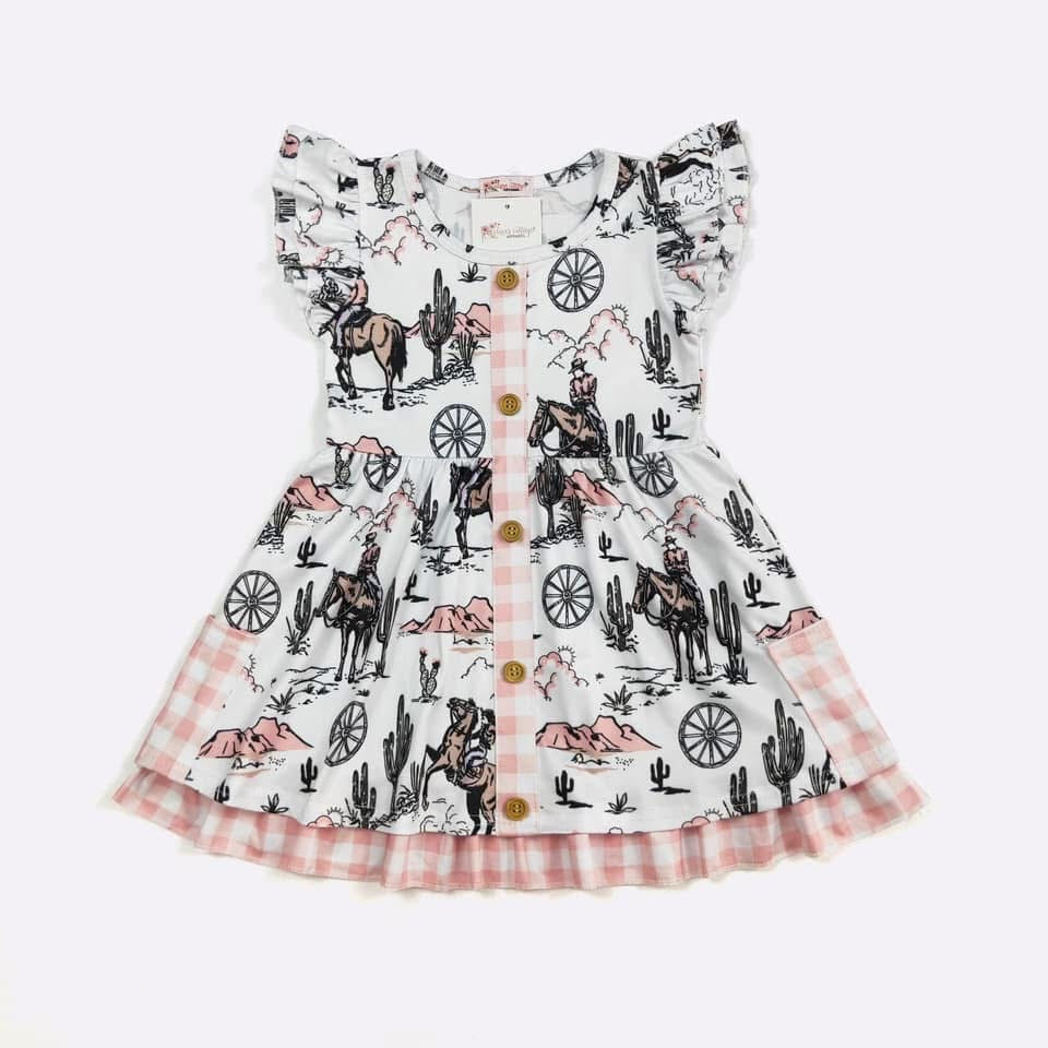Buckaroo Dress by Clover Cottage