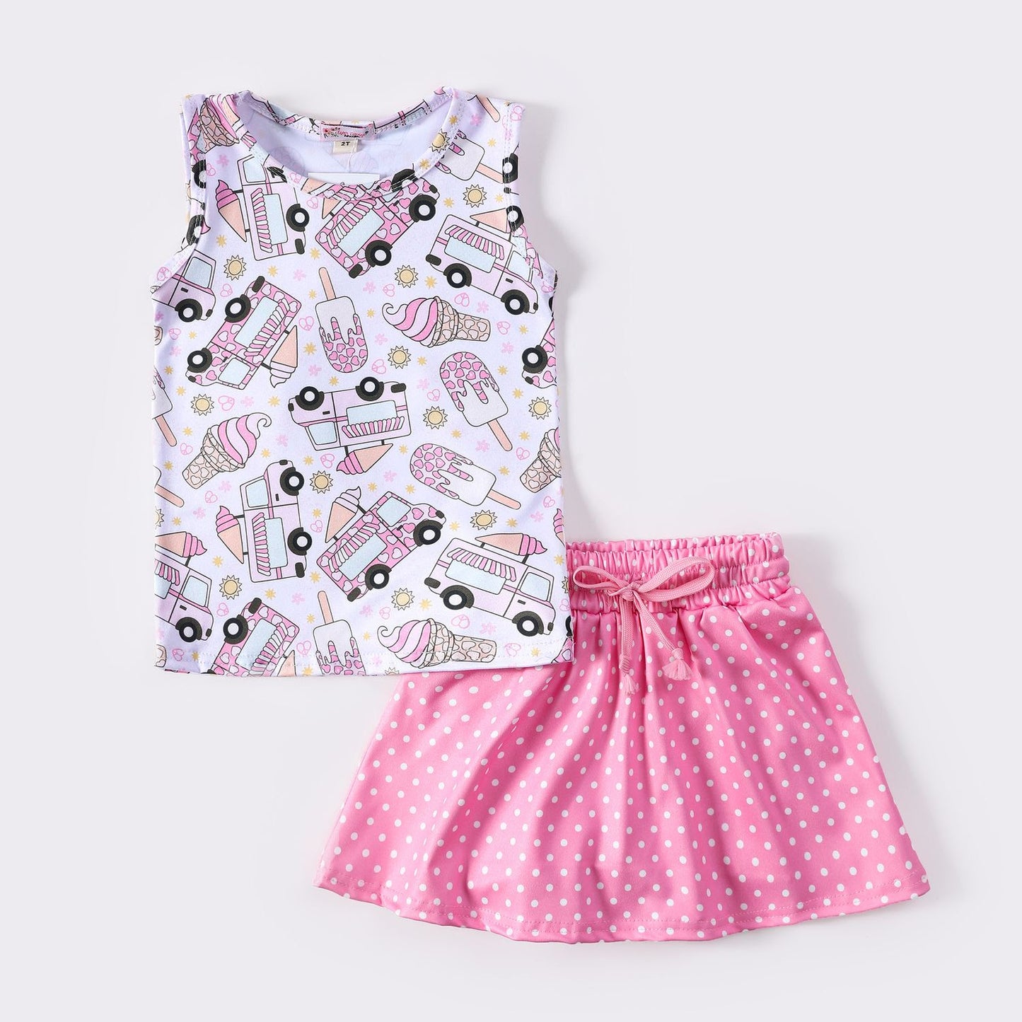 Ice Cream Truck Skort Set by Clover Cottage