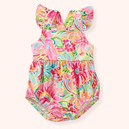 Pre-Order Tropical Escape Infant Romper By Pete + Lucy