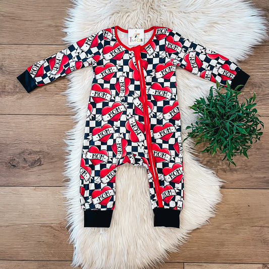 Mom Heart Infant Romper by TwoCan
