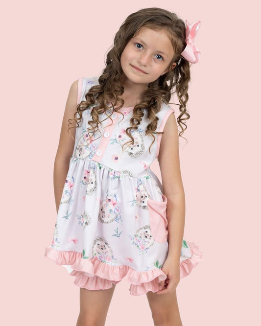 Hedgehog Haven Shorts Set by Pete + Lucy