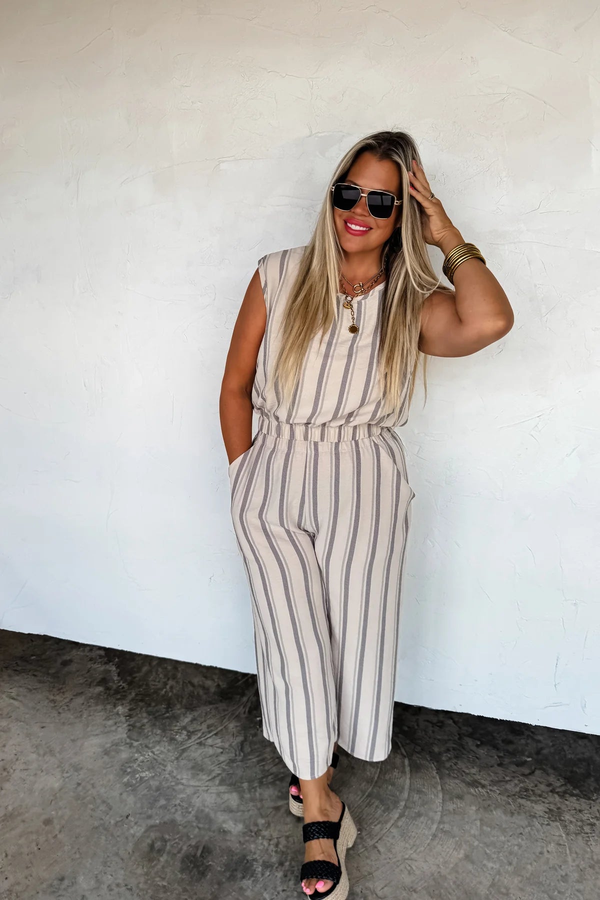 Calabasas Crop Pant Set