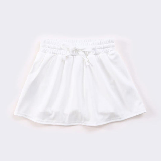 White Athletic Skort By Clover Cottage
