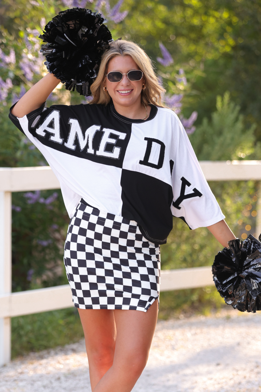 PREORDER- Huddle Up Color Block Top- Black