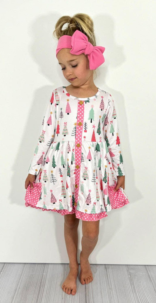 Festive Forest Dress by Clover Cottage