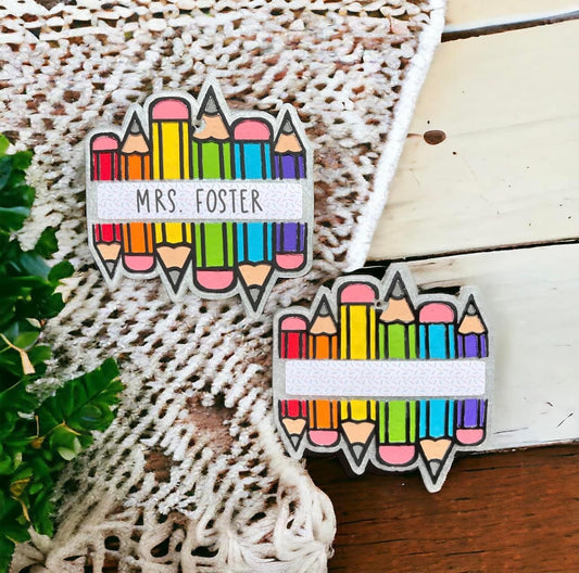 Teacher Pencil Freshie by Bug & Bean