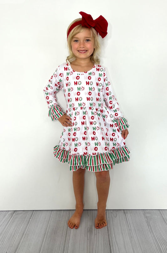 HO HO HO Dress by Clover Cottage