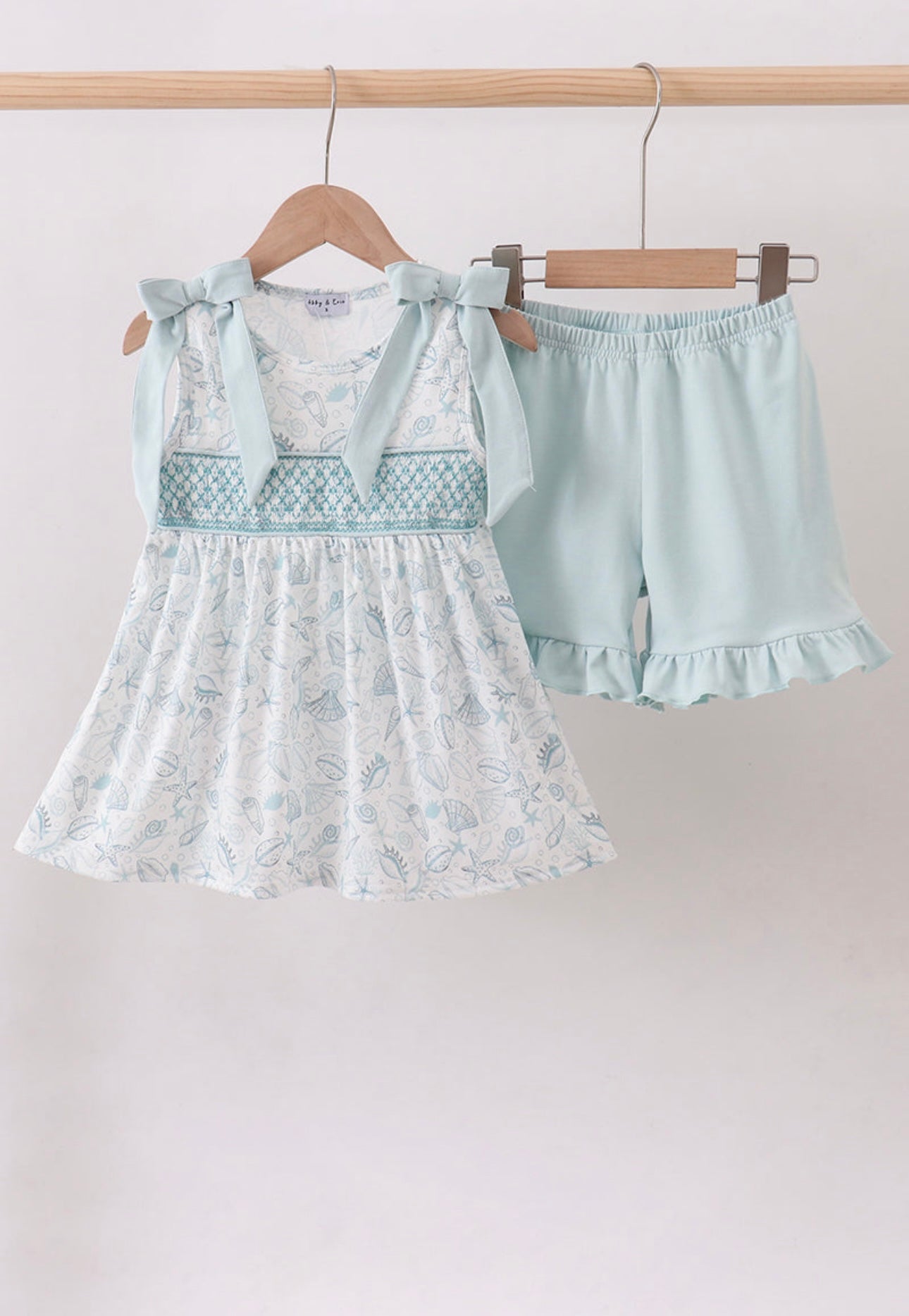 Sea Shell Ruffle Shorts Set