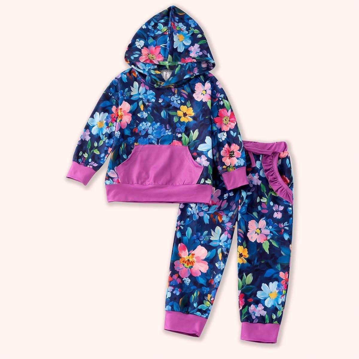Pre-Order Moonlight Floral Jogger Set By Pete + Lucy