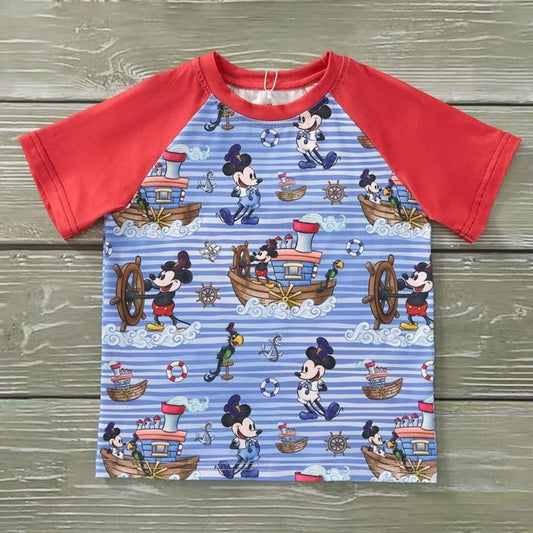 Pre-Order Steamboat Captain Boys Tee By Pete + Lucy