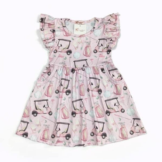 Golfing Girl Dress by Clover Cottage