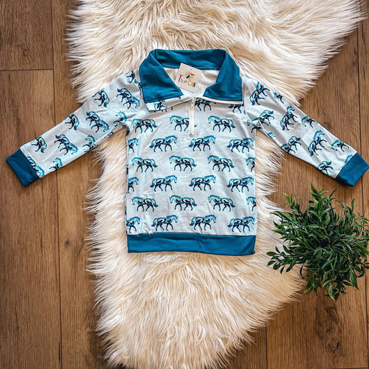 Winter Horse Pullover By TwoCan