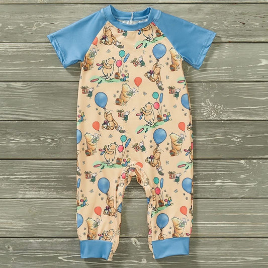 Happy Birthday Infant Romper (Boys) By Pete + Lucy